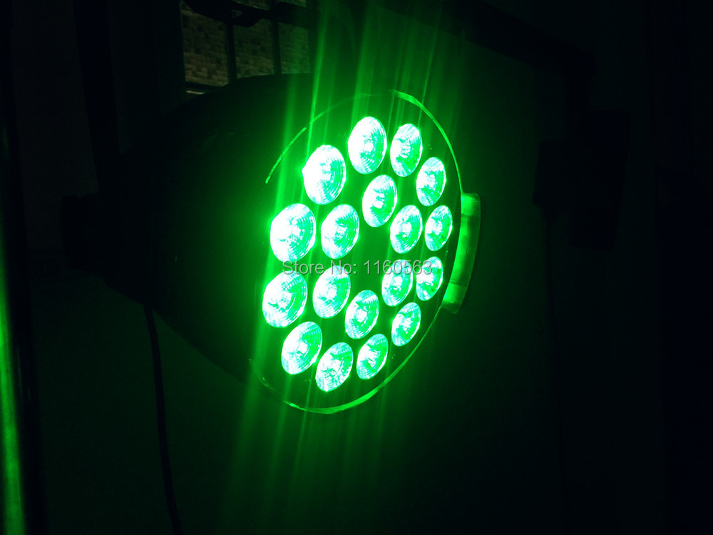 6pcs 18x12W LED Par Светла со 1 лет случај Led Par Светлина RGBW 4in1 LED Par LED Луксузни DMX 6/8 Канали Led Рамен Par Светла