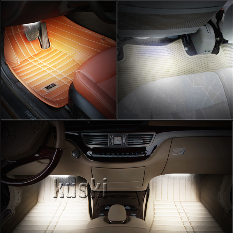 7Colors Автомобил LED Светло Со Далечински Управувач За Рено Duster Лагуна Megane 2 3 Логан Captur Clio Lada Granta Калина Priora