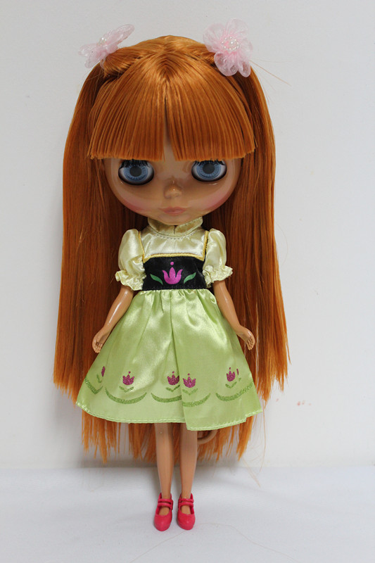 Бесплатен Превозот голем попуст RBL-109DIY Голи Blyth кукла роденденски подарок за девојка 4colour големи очи кукли со убава Коса симпатична играчка