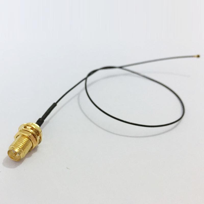 30cm IPX IPEX У FL MHF4 switch RP SMA женски џек pigtail кабел 0.81 мм за PCI WIFI Картичка безжичен рутер