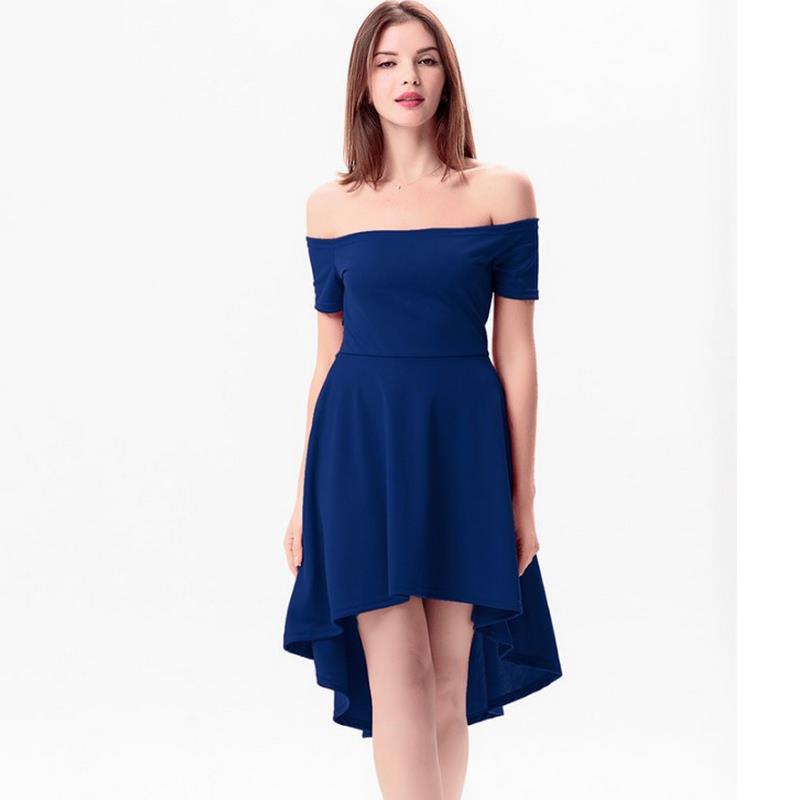 2017 нови лето бесплатна домашна испорака фустан нерегуларни секси чипка кратко sleeve крои солидна боја облека плус големина vestidos G47