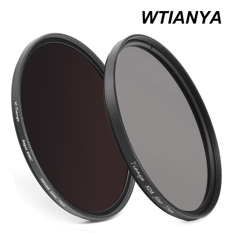 WTINAYA ND 8 ND 1000 ND Филтер 52mm за Дигитални Леќи на Камерата ( ND8 0.9 + ND1000 3.0 Неутрален Густина + Леќа Ззп