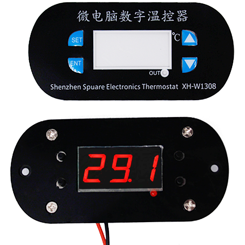 W1308 220v Прилагодлива температура контролер Кул Топлина Термостат Switch -50~120 целзиусови степени Степен со Сензор