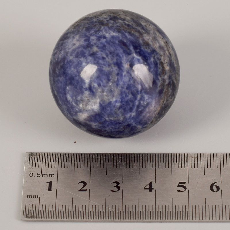 1 парчиња 40mm Дијаметар Природни Sodalite скапоцен камен Сфера Кристал Топки Фенг шуи Дома Декор