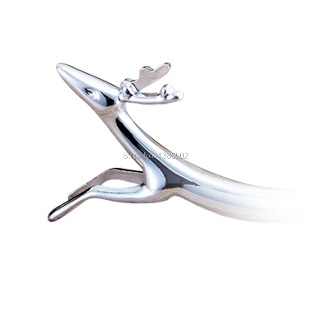 Нова Мода Сребро Елени Форма Нерѓосувачки челик Мали стапчиња за јадење Носителот Украси &Занаети