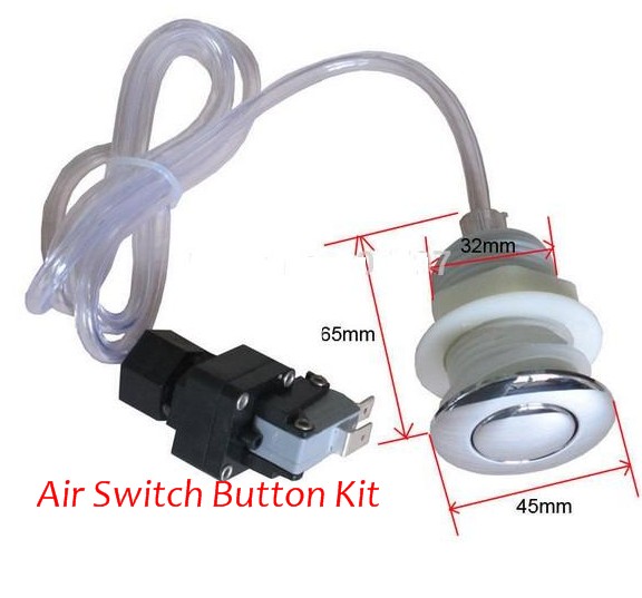 џакузи када/ Пумпа за храна отпадна опрема Воздух Копчето Switch микро прекинувач,Воздушниот притисок се префрлите