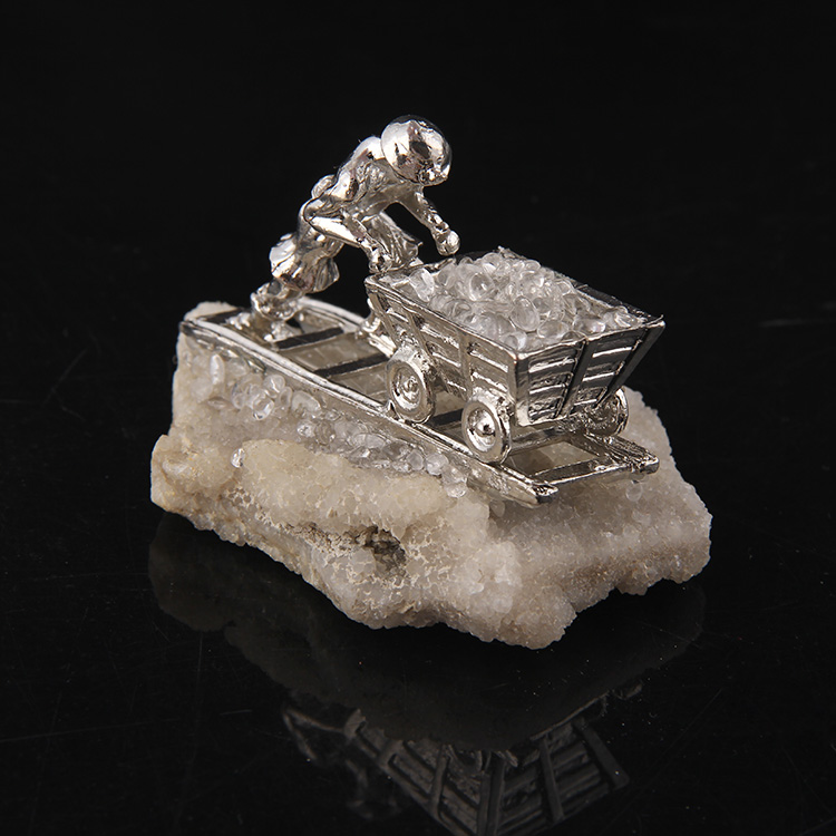 Шарени топло-продажба на природен дијамант декорација исклучителна Рудар фенг шуи Чакра Камења Исцелување Реики бела