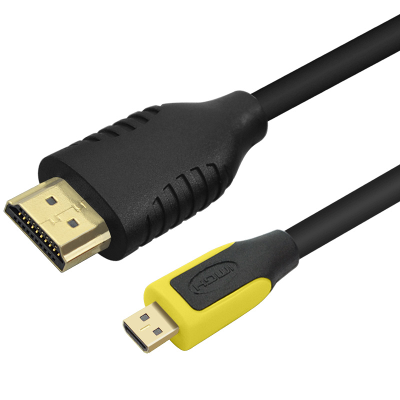 HDMI Кабел за Микро HDMI да HDMI Кабел позлатени HDMI 1.4 V 1440P 3D за HDTV XBox Таблета Проектор Motorola xt720/xt882/xt800