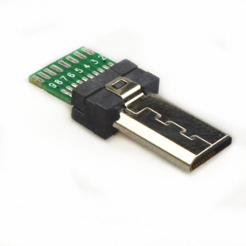 10 Парчиња Мини USB Податочен 15 Pin USB USB Конектор Машки 15Pin PCB Приклучок за Sony Дигитален фото апарат