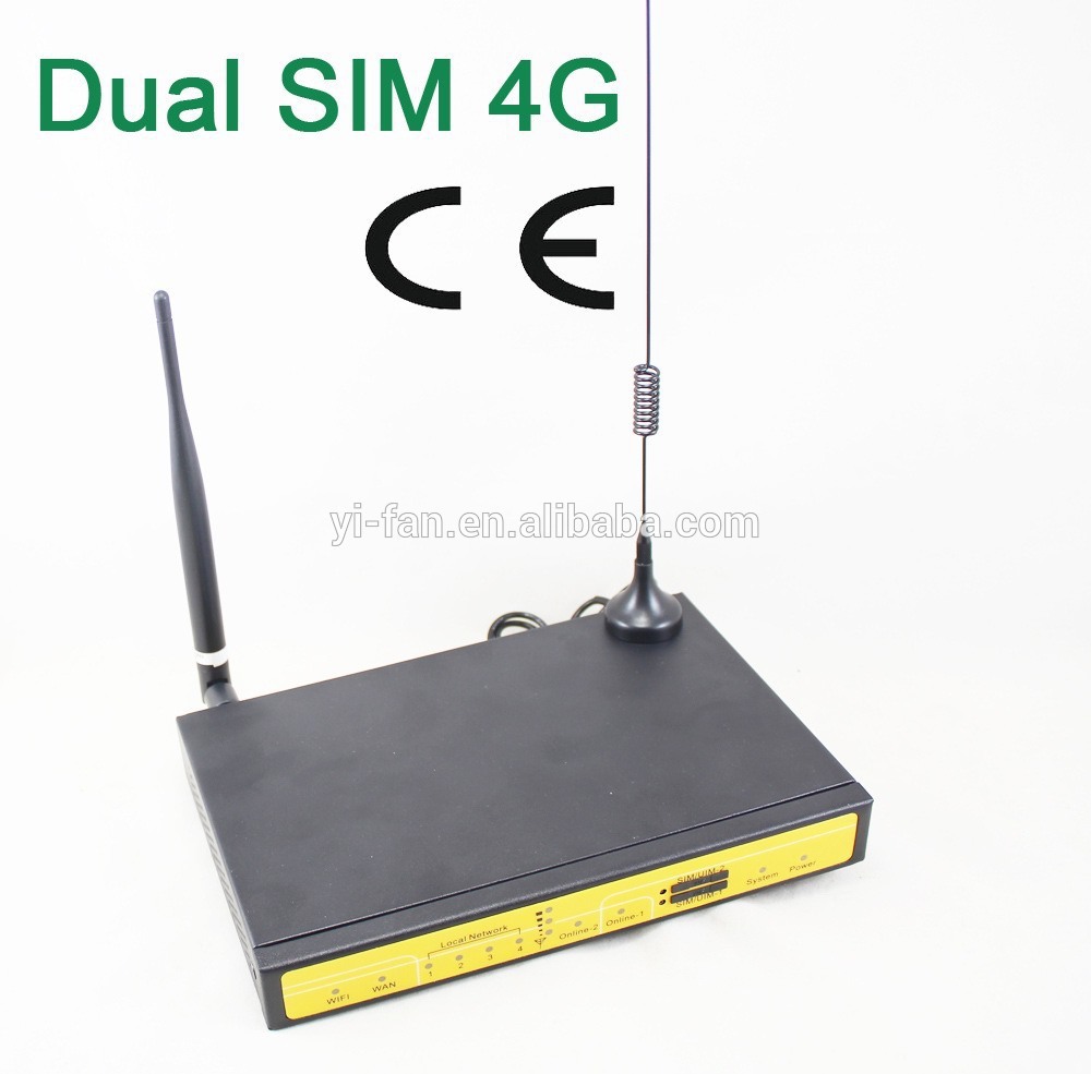 Бесплатен Превозот за поддршка на VPN F3846 LTE dual sim 4G рутер за БАНКОМАТ, Киоск