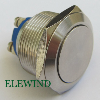 ELEWIND 22mm рамен копчето со завртка терминал притисни копче за префрлување(PM221F-10/S,CE,ROHS)