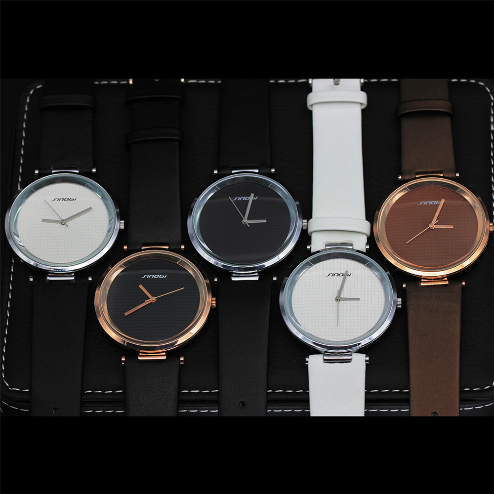 sinobi Јапонија Тенка Дизајнер Кожа за на Рака Mens се Види Врвот Бренд на Луксузни Кварц Зглоб Часовници Кварц-гледајте во Часовникот Машки reloj hombre