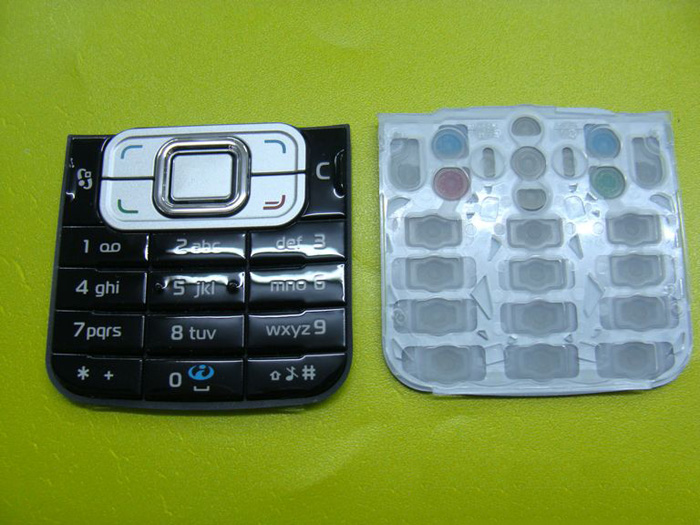 Црна/Бела Нов Ymitn Домување Покрие Случај Тастатури Keypads Копчиња За Nokia 6120 6120C Бесплатен Превозот