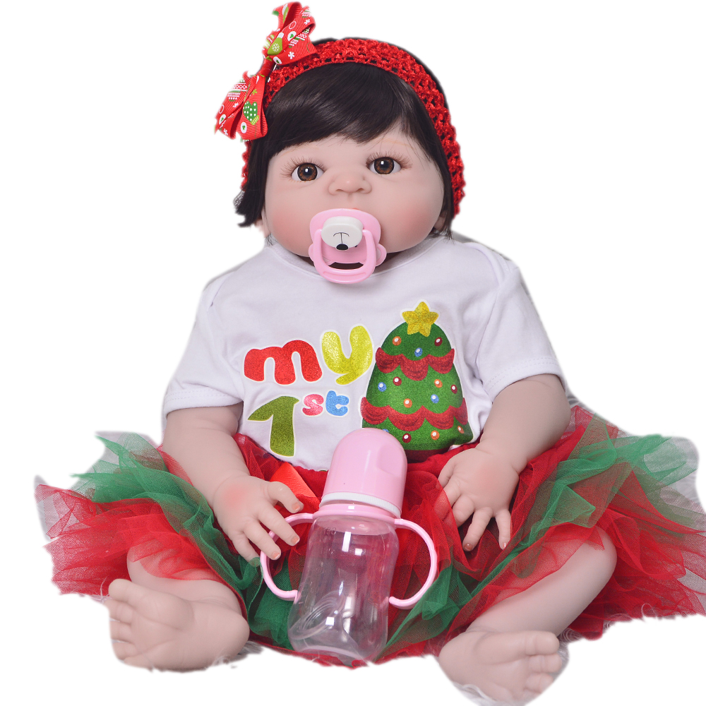 Рачно Изработени 23 Раѓа Силикони Винил Кукли Со Полно Тело, Реални Новороденче Кукли Дизајн За Девојка Роденден Подароци Раѓа Bebe Brinquedo