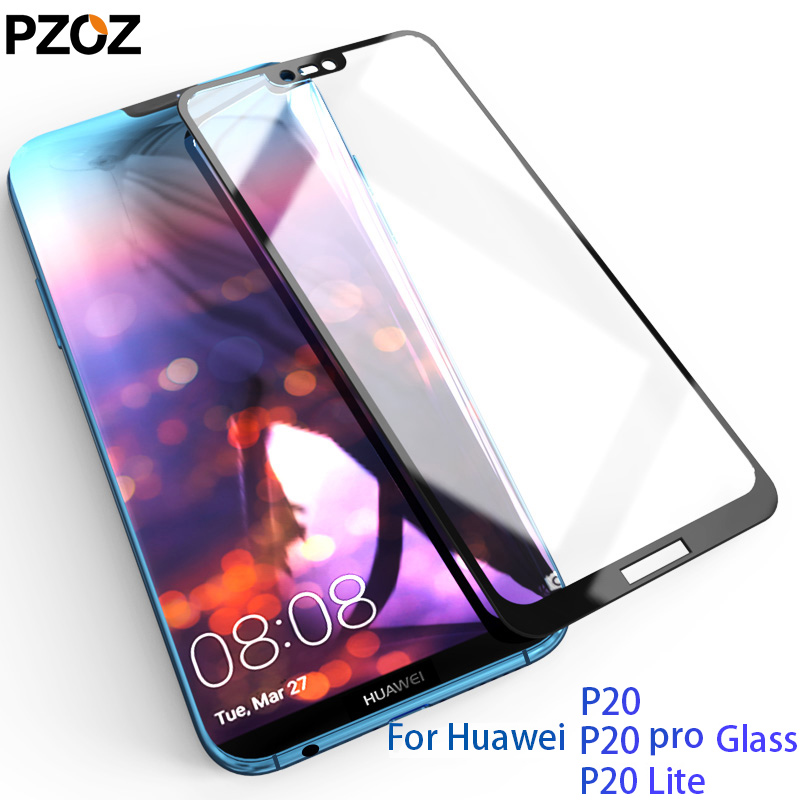 Pzoz huawei p20 про калено стакло целосно покривање p20 лајт екран заштитник hawei стр 20 филм huawei p20 лајт стакло P20Lite p20pro