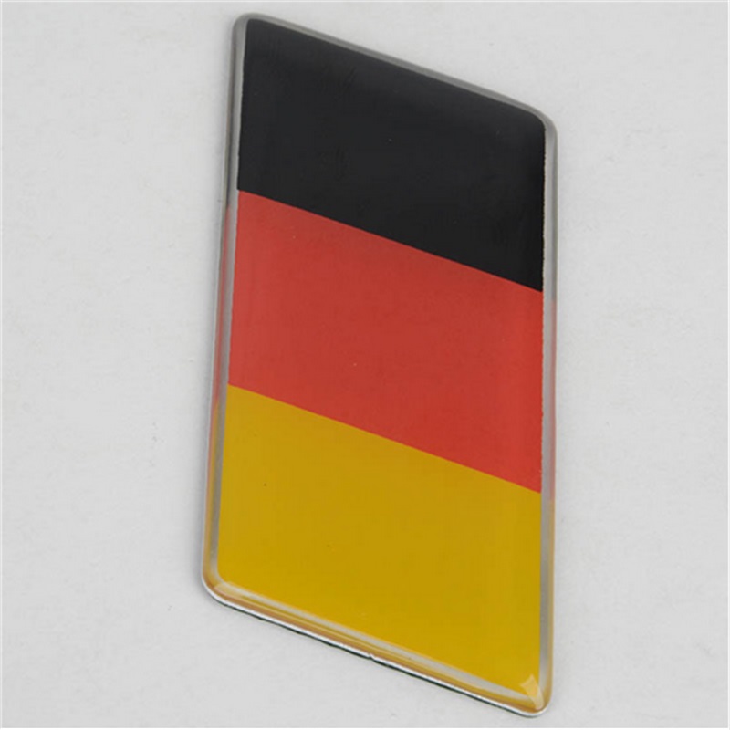 10pcs Алуминиум Германија германската Задните Амблем Значка Налепница Одговара За ФОЛКСВАГЕН Голф 4 Автомобил-Стил Автомобил