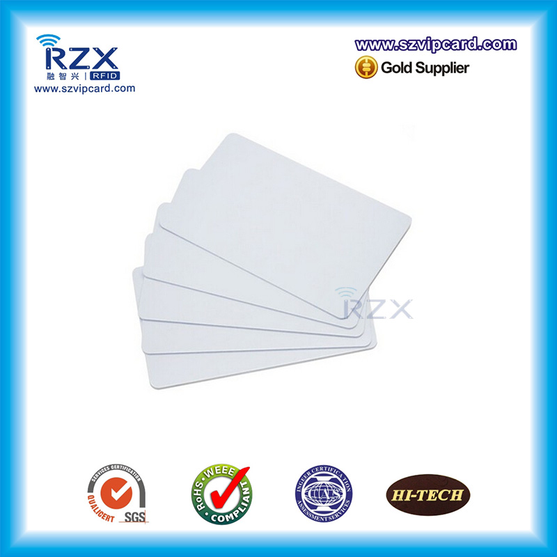 10pcs бесплатен превозот шалче ламиниране пластични материјали CR80 MIFARE Плус S 2К (4byte UID) smart картичка празно