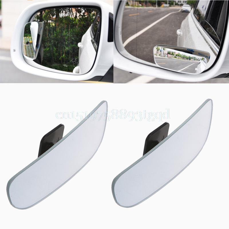 1Pair 360 степени Прилагодливи Frameless Широк Агол Конвексни Слепа Точка Rearview Автомобил ОгледалоT518