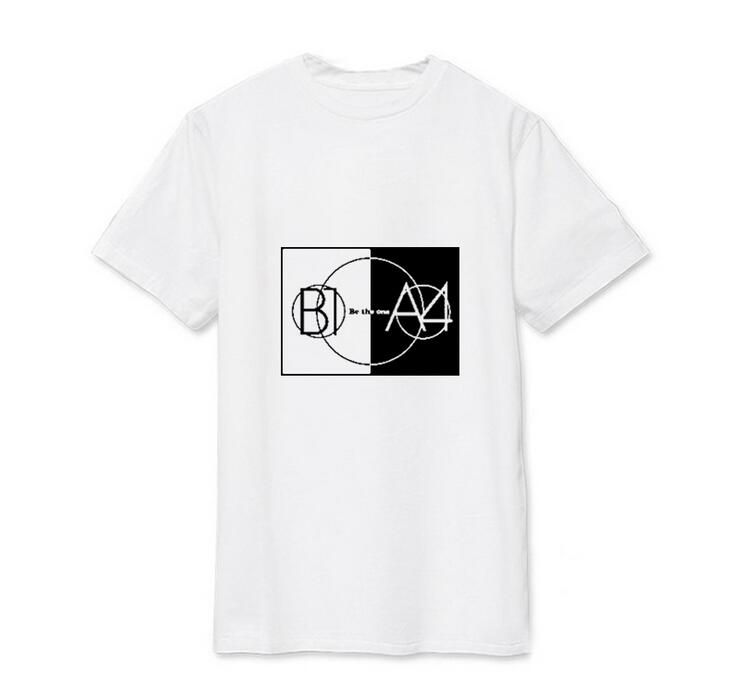 Лето стил b1a4 концерт биде еден ист печатење о вратот кратко sleeve т кошула kpop унисекс т-маица т кошула, жени