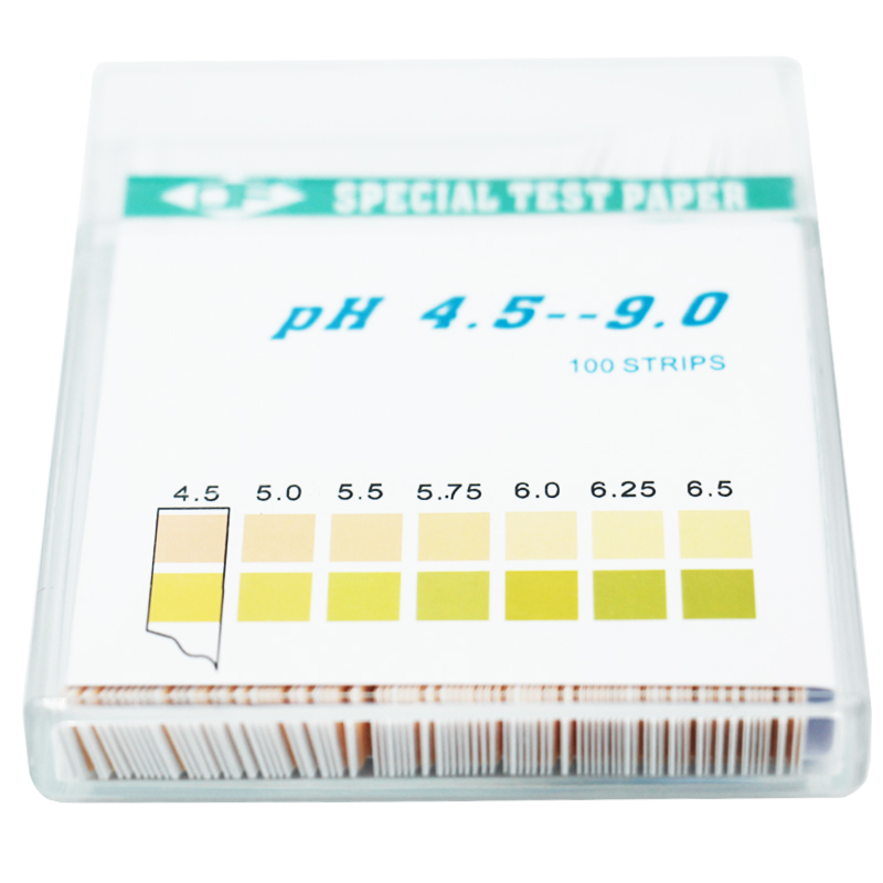 10 кутија PH тестирање хартија за човечка урина плунка киселина тест 4.5-9.0 две-боја плунка подготовка на тест 21% попуст