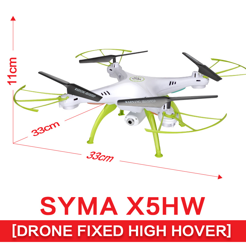 SYMA X5HW Камера Летало Quadrocopter Wifi FPV HD Реално време 2.4 G 4CH RC Хеликоптер Quadcopter РК Dron Играчка (X5SW