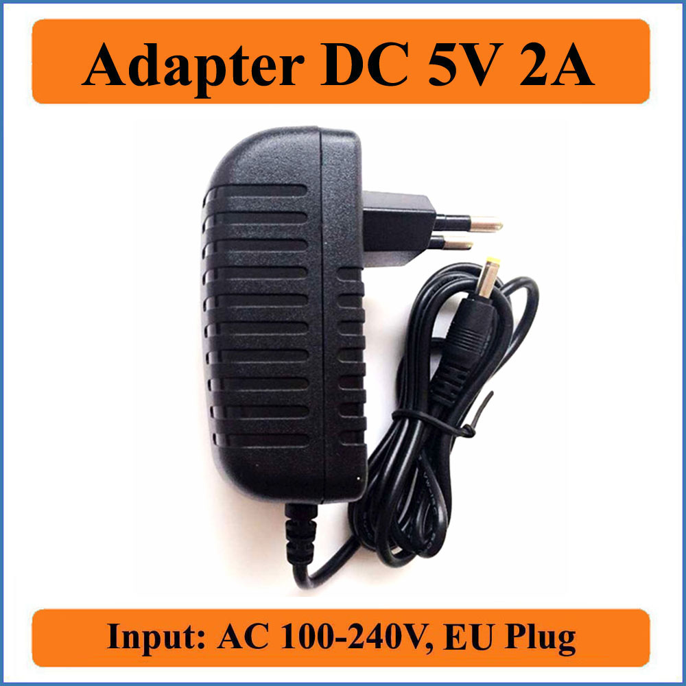 5V 2A ЕУ Plug AC DC Адаптер AC 100V-240V Конвертор Адаптер за да го DC 5V 2000mA конектор за напојување за LED видео