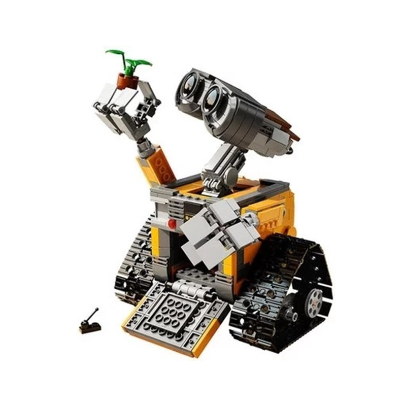 2018 Нови 16003 Идеја Робот ЅИД E Градежни Блокови Компатибилен Lepin Бројки Тули Блокови Играчки за Деца WALL-E Роденден