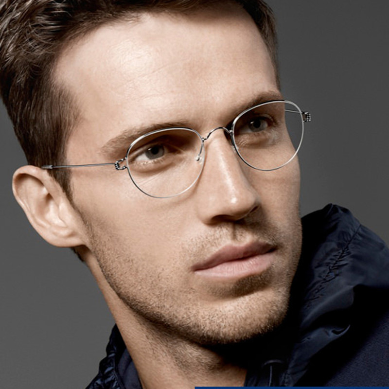 Данска Eyewear Бренд Чиста Рачно Изработени Гроздобер Овална очила рамка наочари myopia читање очила мажите и жените