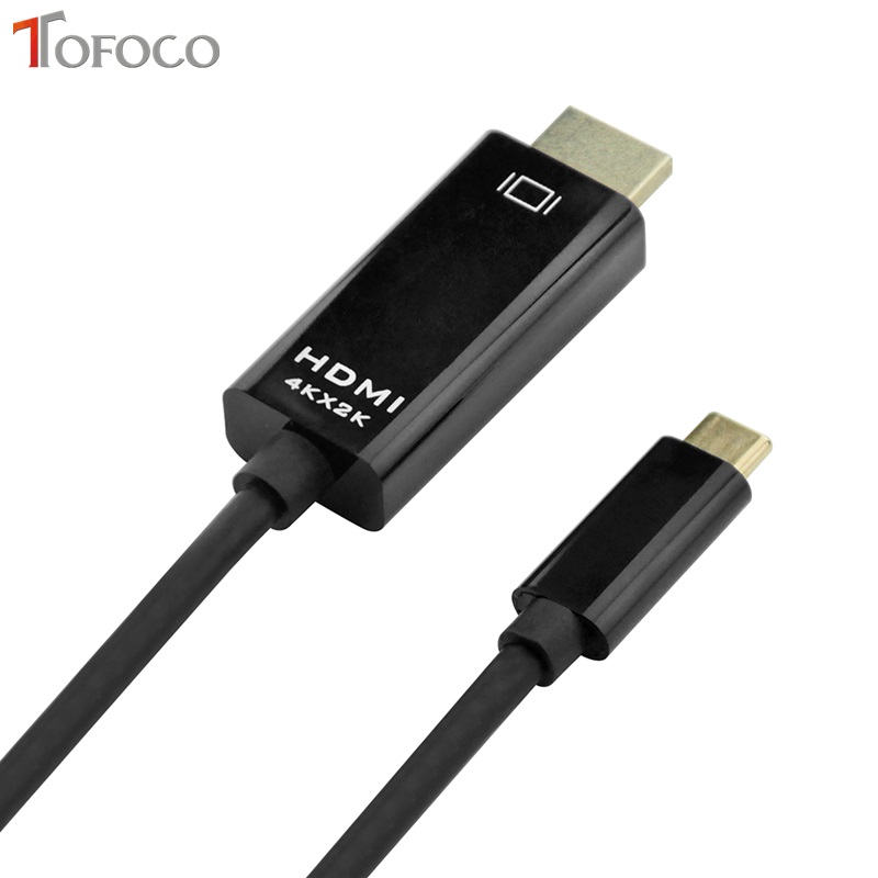 TOFOCO USB C до Hdmi Кабел Поддршка 4K*2К За Macbook Google Пиксели Samsung S8 Тип-c до HDMI 1.0 M USB 3.1 Тип в за Hdmi Адаптер