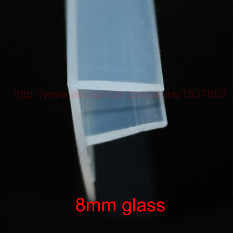 3 метри F форма туш врата, стакло, силиконска гума печат лента weatherstrip за 8мм стакло