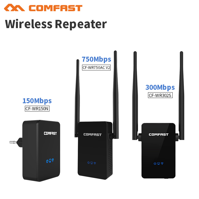 Comfast Двојна Бенд 2.4 GHz 300Mbps 5GHz 433Mbps Безжичен WiFi Рутер Repeater АП Сигнал Бустер Roteador 802.11 a/b/g/n/ac