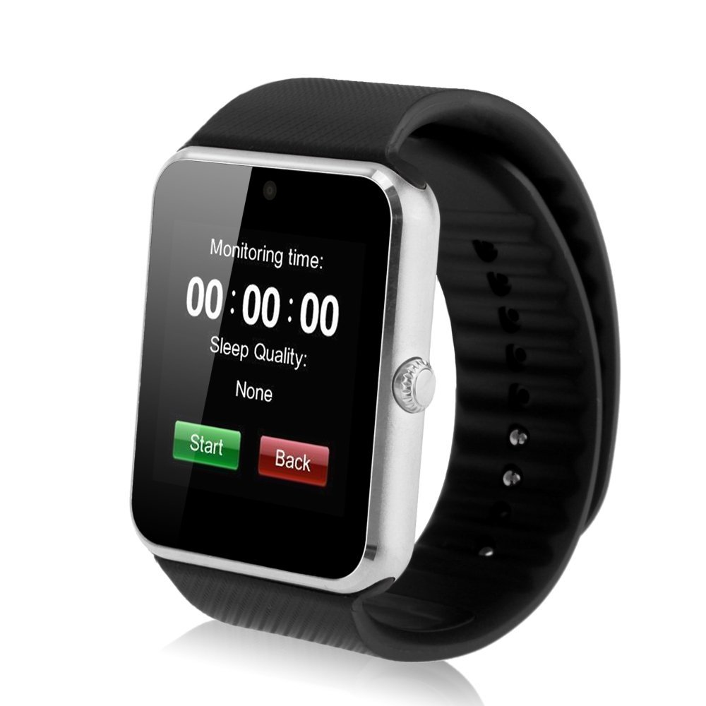 Новиот Bluetooth Smartwatches GT08 погоден за носене Уреди Smart Watch Поддршка Sim Картичка За Samsung, Huawei ios Android Телефон pk Dz09 Види