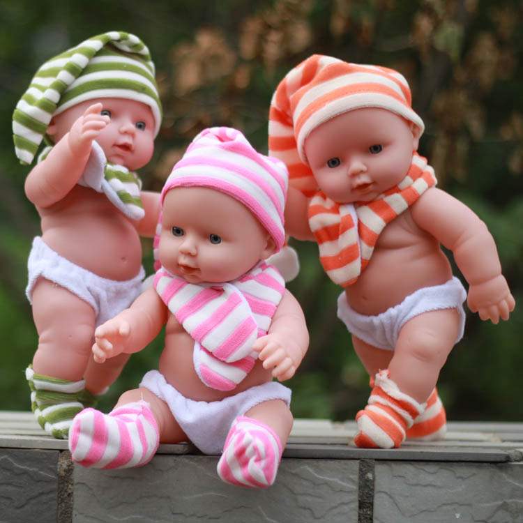 Меки играчки Зборува бебе играчка силикони раѓа кукли Во водата за капење бебе детски едукативни играчки за Деца подарок