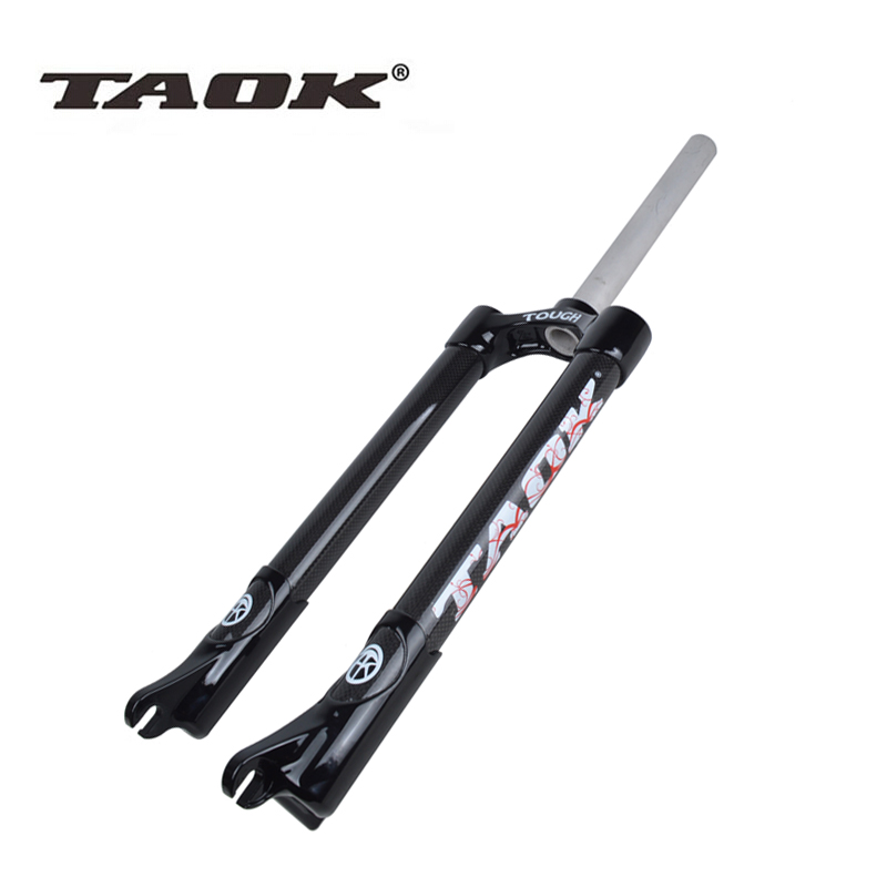 TAOK лесен алуминиум 3K карбонски влакна диск сопирачки предната вилушка 26-инчен планински велосипед тешко карбонски