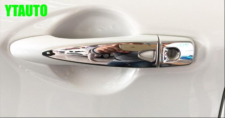 Авто надворешност додатоци,врата се справи со капак трим со smart дупка за Nissan Qashqai 2015 година,од нерѓосувачки