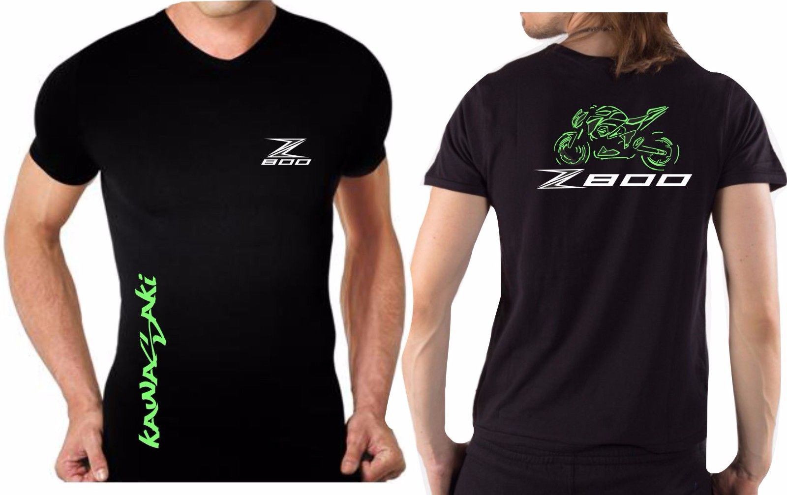 2018 Нова Мода Обичните Мажи T-shirt маици maglia по мото Z 800 tshirt z800 maglietta