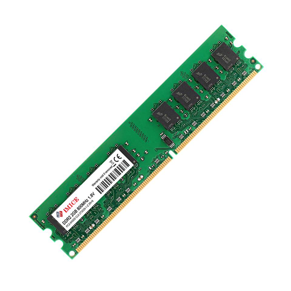 iMICE Десктоп КОМПЈУТЕР DDR2 2X2GB Ram меморија 800MHz 667Mhz PC2-5300U CL6 240Pin 1.8 V Меморија За AMD и Intel Компатибилен Компјутер на Мемориската
