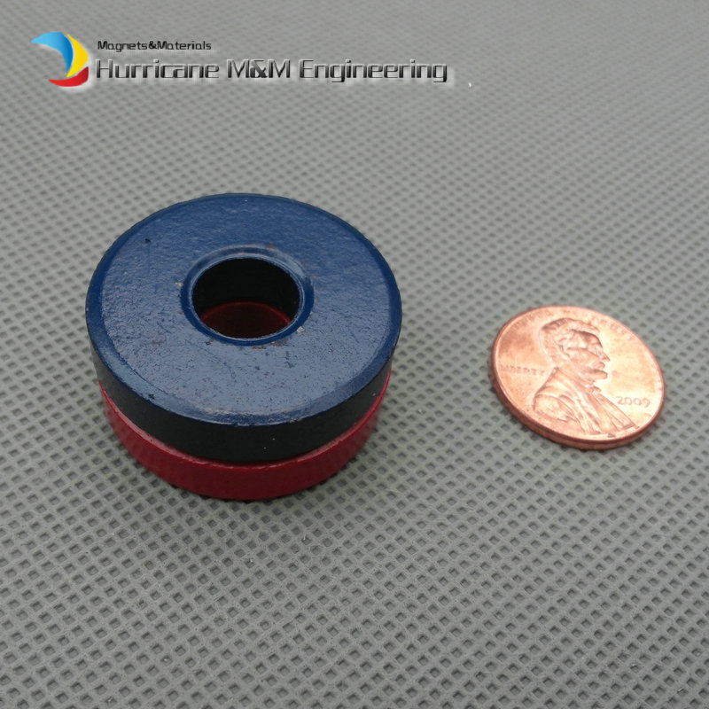 1 Пакет Магнетни Алатка Настава Магнет O вид магнет Прстен D29xd10x6 mm сина црвена Играчка магнет образовни levitation