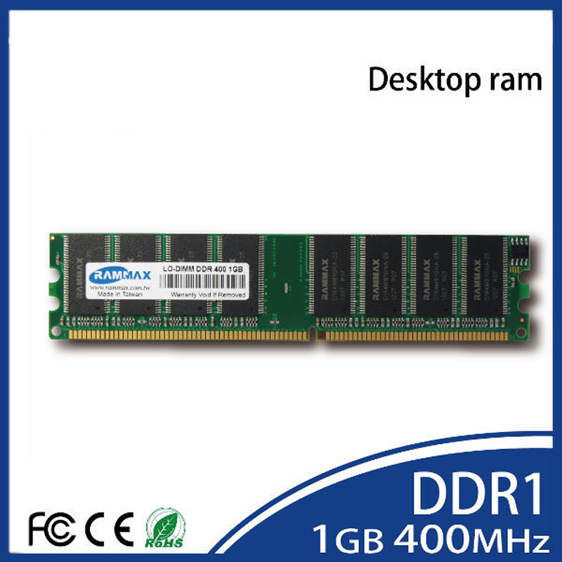 1GB kit (1GBx2) НПД PC3200 ДЕСКТОП Ram меморија Мемориски Модули (184-pin-LO-DIMM 400MHz) високо компатибилен со сите