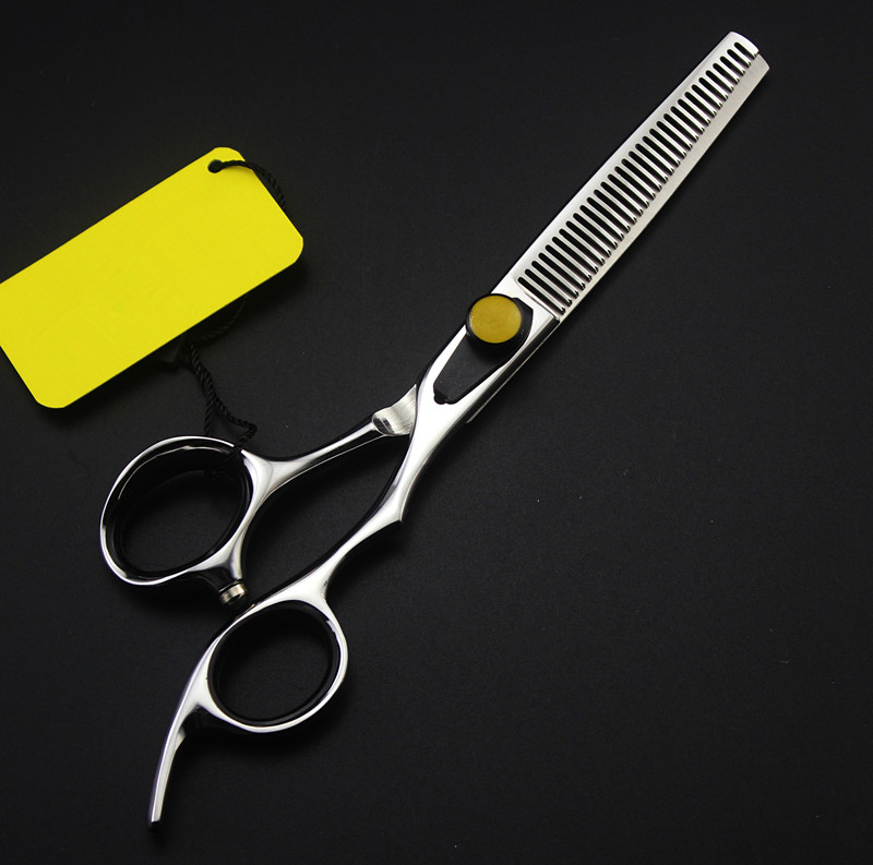 На високо-одделение професионални 6.0 инчен Јапонија 9cr13 чистење shears сечење берберот се намали коса ножици поставите
