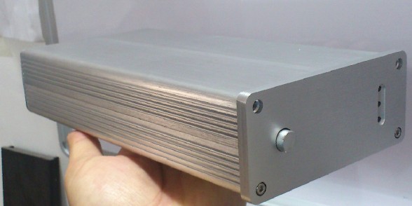 Сребрен мини 1105 сите алуминиум засилувач шасија/Цевка amp засилувач/DAC Декодер случај/AMP Куќиште/case/кутија DIY