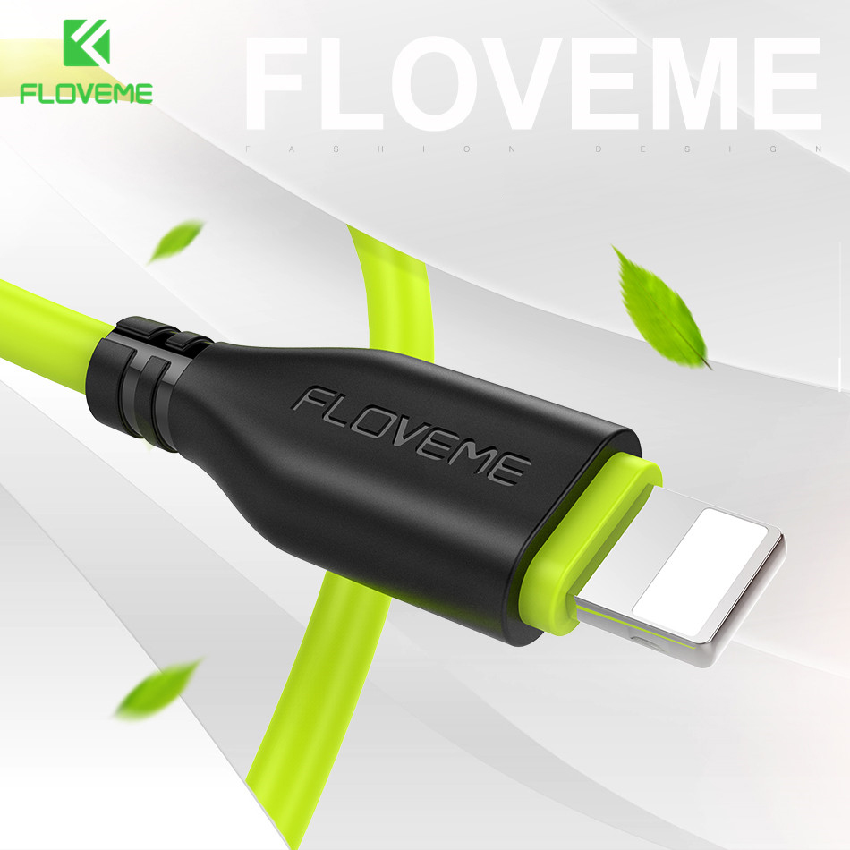 FLOVEME USB Кабел за iPhone 7 8 X 2.2 Полнење Sync 0.3 m 1m Мобилен Телефон Кабли За Apple iPhone 10 6 7 8 Плус 5s Полначот