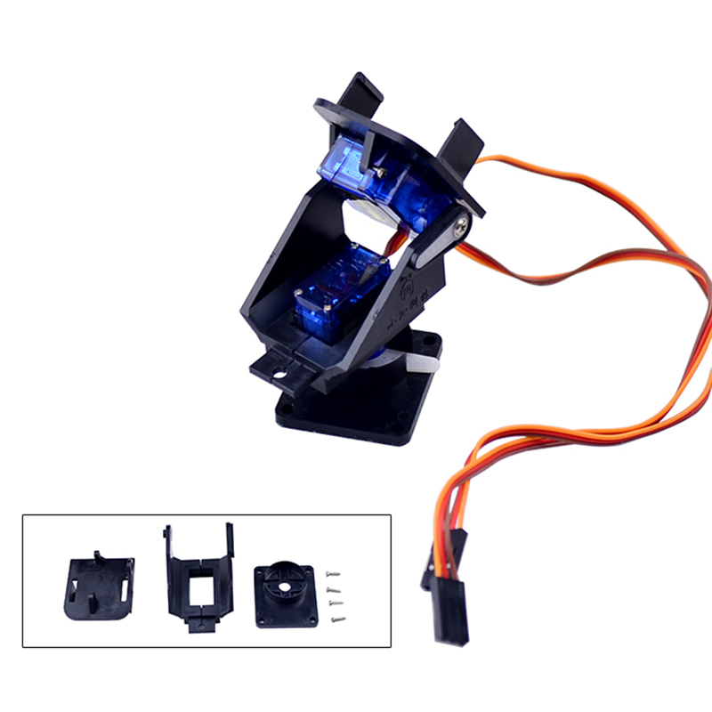 2 Оска Серво Gimbal FPV PTZ Планината Поставува Камера Платформа за Навалување на столбот Поддршка 9g Серво за РК Робот