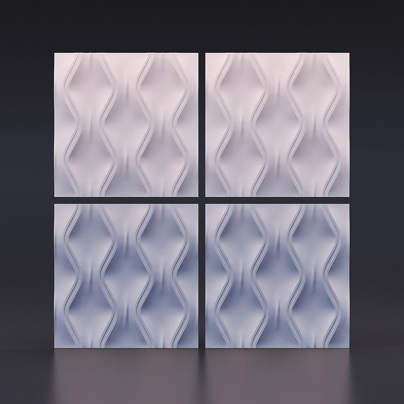 силиконски калап за Гипс 3D Декоративни Ѕид Панели бран дизајн бетонски ѕид калапи