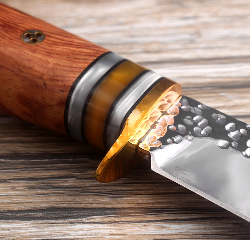 Висок Квалитет на Отворено Алатка рачно изработени Фалсификувани Ловечки нож 9CR18MOV Челик ружино дрво се Справи со Тактички Опстанок EDC Преносни нож gif