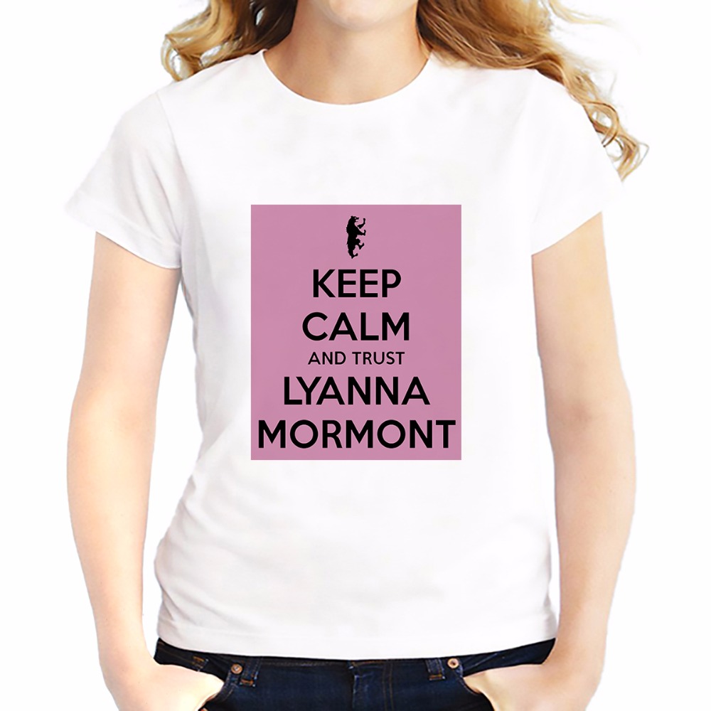 страна за цртање северна Мечка Островот симпатична девојка Lyanna Mormont т кошули feminina мека Дише tshirt Кратко Sleeve