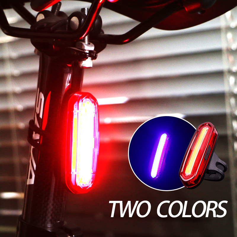 120Lumens USB Полнење Велосипед Задни светла за Велосипедизам LED Taillight Водоотпорен MTB Патот Велосипед Опашка Светло Назад Светилка за Велосипед