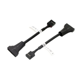 USB 2.0 9Pin Домување машки да Плоча USB 3.0 20pin Насловот Женски кабел 0.1 m 10cm