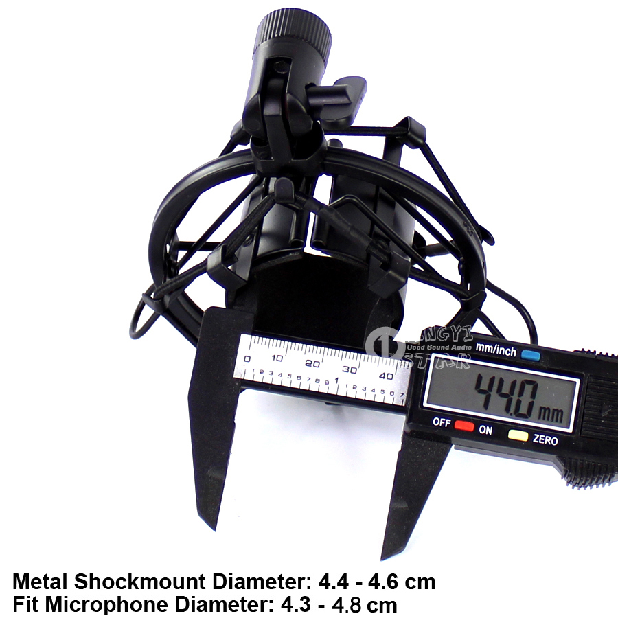 Метал Shockmount Компјутер Микрофон Шок Планината Носителот Суспензија Кондензаторот Микрофон Spider Стегач За Студио За Снимање Десктоп Стојат