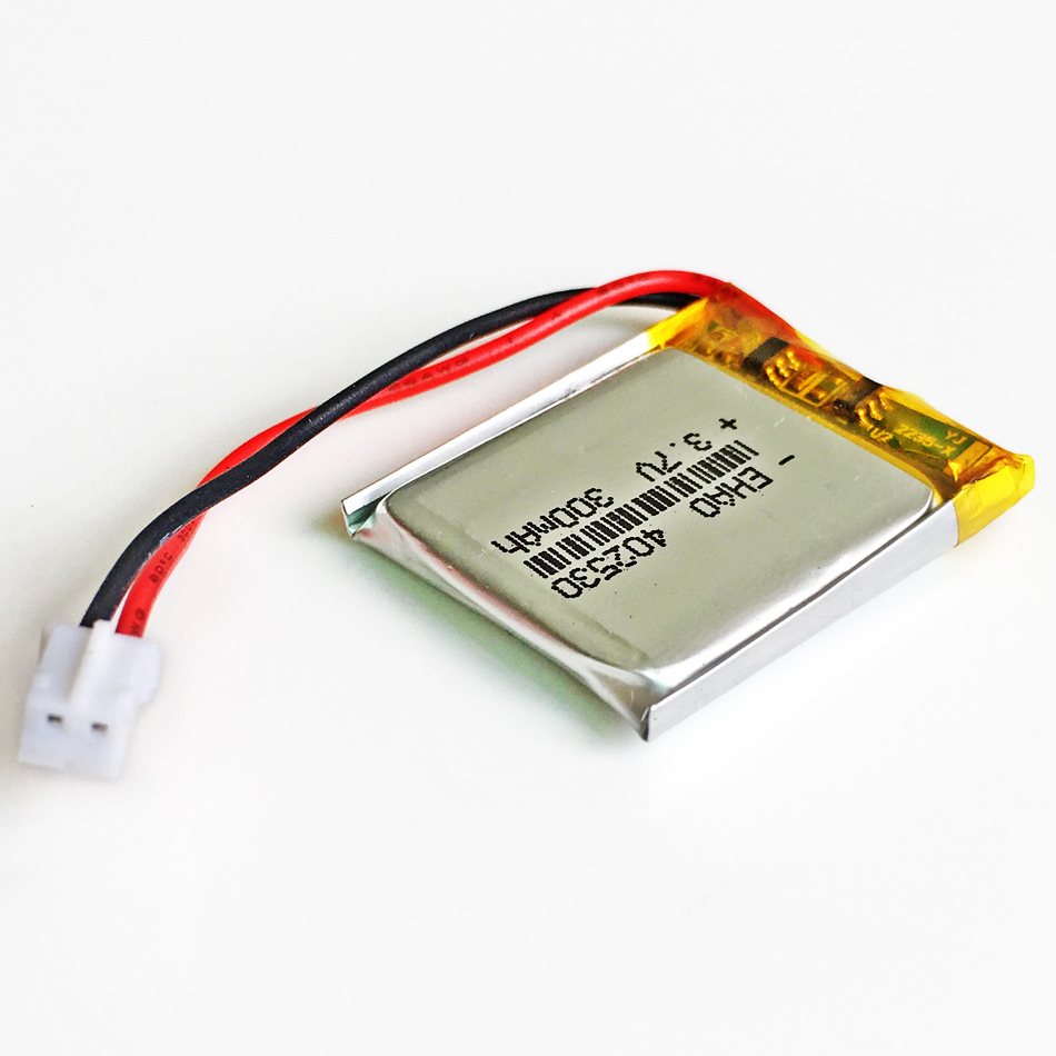 402530 3.7 V 300mAh JST 2.0 mm 2 pin Литиум Полимер LiPo Батерија За Mp3 DVD Камера bluetooth GPS за електронски дел